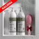 MEGA dydžio pažangi plaukų augimo aktyvinimo ir tankinimo sistema (2X1000g) + DOVANA (Plaukų šepetys)